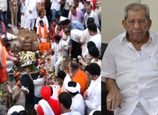 ಸರ್ಕಾರಿ ಗೌರವಗಳೊಂದಿಗೆ, ವೀರಶೈವ-ಲಿಂಗಾಯತ ಸಂಪ್ರದಾಯದಂತೆ ಶಾಮನೂರು ಶಿವಶಂಕರಪ್ಪ ಅಂತ್ಯಕ್ರಿಯೆ