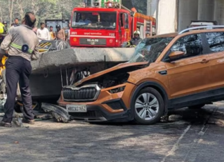 ಮೆಟ್ರೋ ಪಿಲ್ಲರ್ ಕುಸಿತ; ಆಟೋ, ಕಾರಿನ ಮೇಲೆ ಬಿದ್ದ ಸಿಮೆಂಟ್ ವಾಲ್