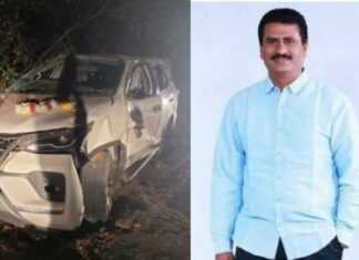 ಮಾಜಿ ಶಾಸಕ ಸುರೇಶ್ ಗೌಡ ಕಾರು ಭೀಕರ ಅಪಘಾತ..!